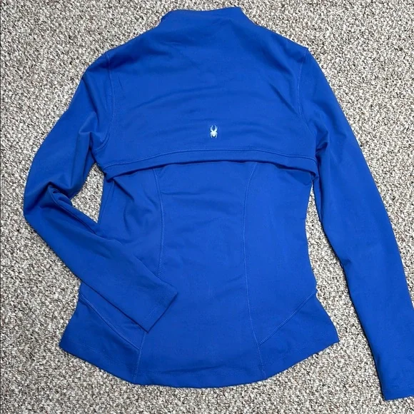 Spyder Blue Utility Jacket with Zip-Front Design - Picture 3 of 3